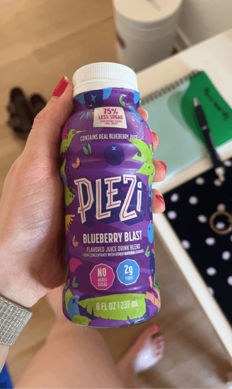 Plezi Blueberry Blast Flavored Juice Drink Blend