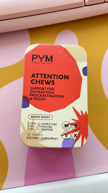 Pym Attention Chews Mixed Berry