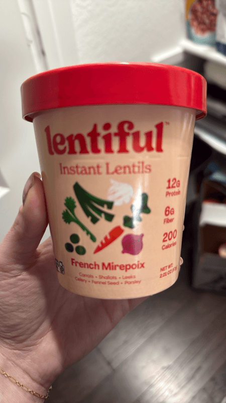 Lentiful Instant Lentils French Mirepoix