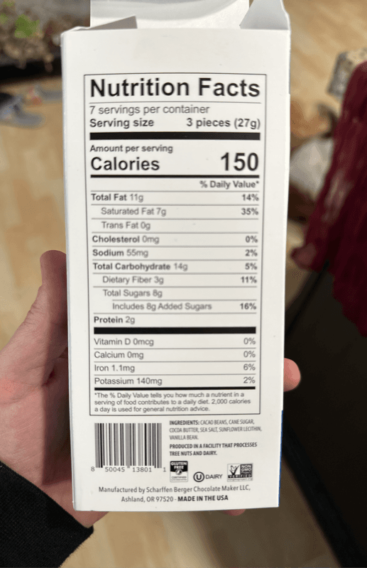 Chocolate Provisions By Scharffen Berger 70% Cacao Dark Chocolate Flats - Sea Salt