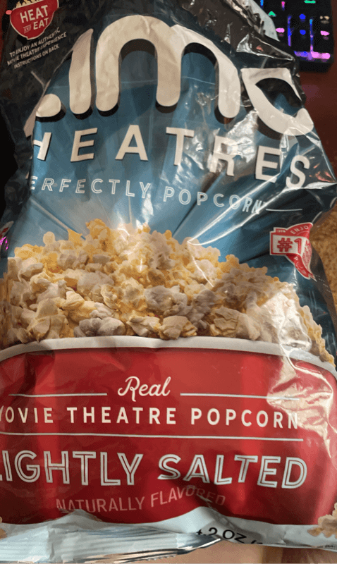 Amc Theatres Lightly Salted Movie Theatre Popcorn