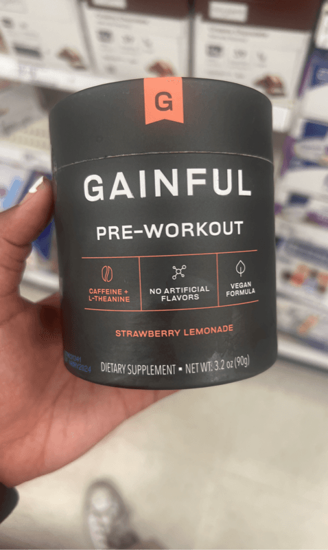 Gainful Pre-Workout Strawberry Lemonade Dietary Supplement