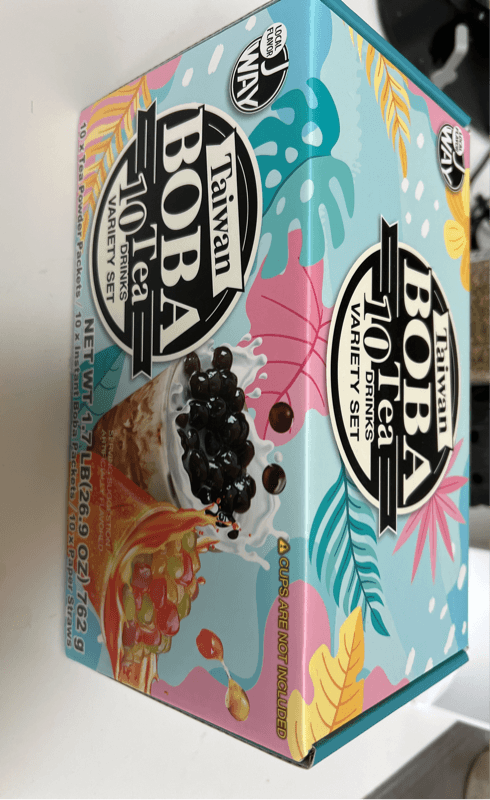 J Way Taiwan Boba Tea 10 Drinks Variety Set