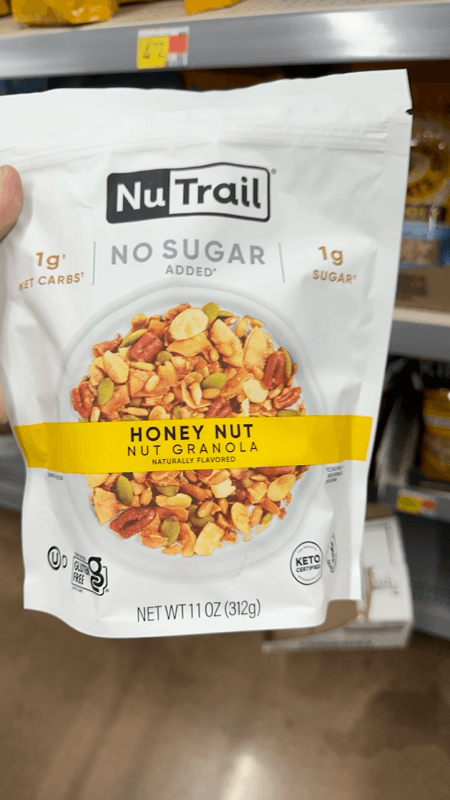 Nu Trail Honey Nut Nut Granola Naturally Flavored