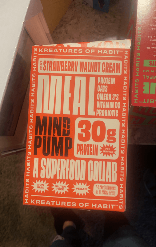 Kreatures Of Habit Meal One Strawberry Walnut Cream