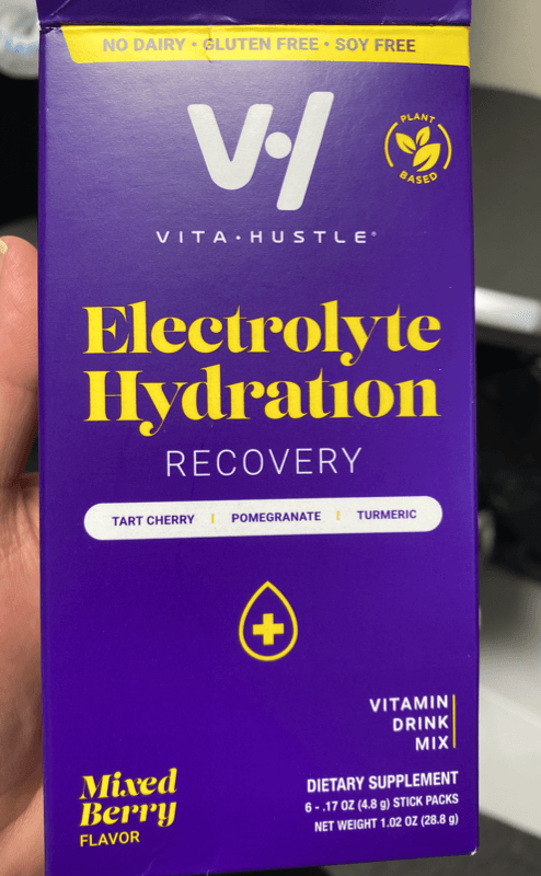 Vitahustle Electrolyte Hydration Powder Mixed Berry Flavor Dietary Supplement