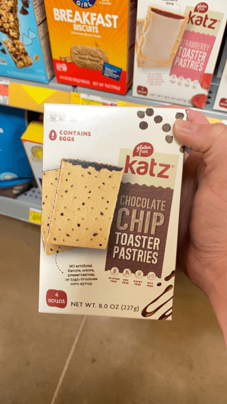 Katz Chocolate Chip Toaster Pastries