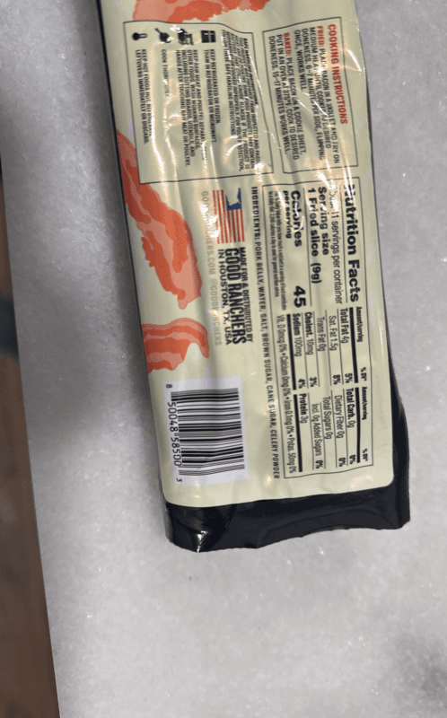 Good Ranchers Applewood Uncured Bacon
