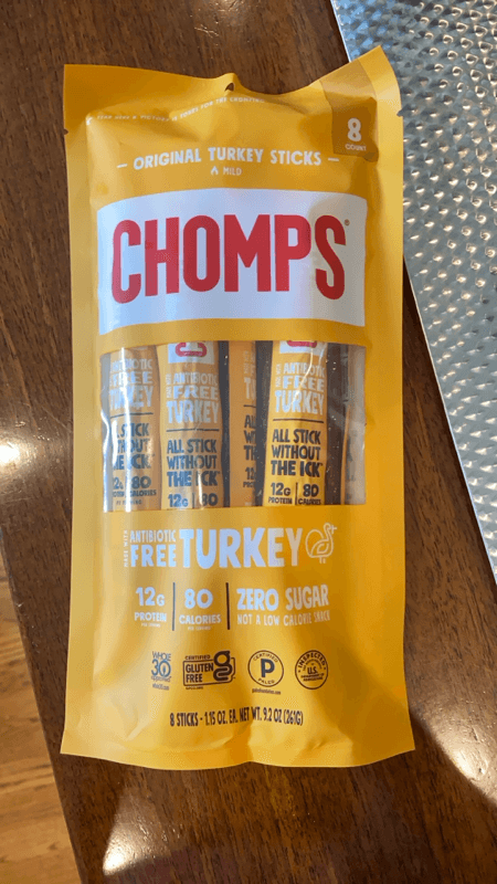Chomps Original Turkey Sticks Mild