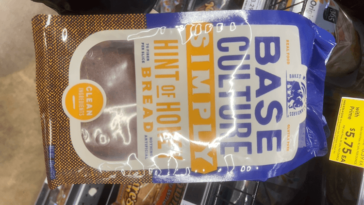 Base Culture Simply Hint Of Honey Bread