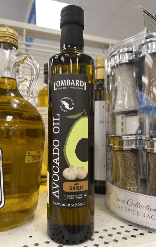 Lombardi Avocado Oil With Garlic