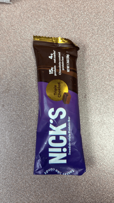Nick'S Keto Swedish-Style Milk Chocolate Coated Chocolate And Protein Bar