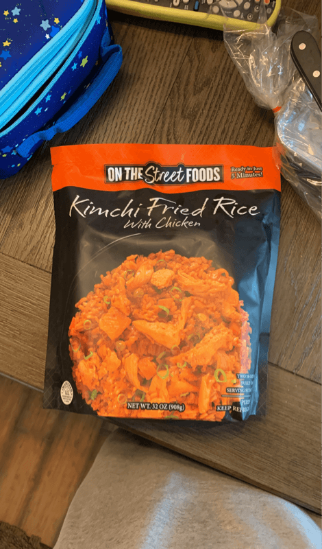 On The Street Foods Kimchi Fried Rice With Chicken