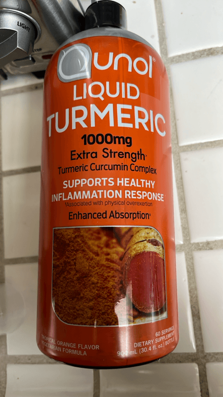 Qunol Liquid Turmeric Extra Strength Tropical Orange
