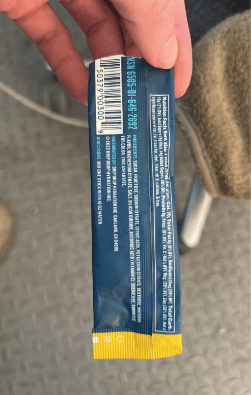 Drip Drop Lemon Electrolyte Powder