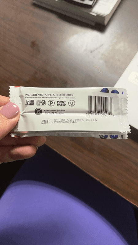 Is it Alpha Gal Friendly? That's It. Apples + Blueberries In This Mini Fruit Bar