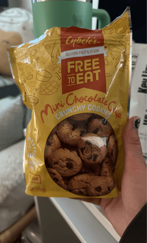 Cybele'S Free To Eat Gluten-Free & Vegan Mini Chocolate Chip Crunchy Cookies
