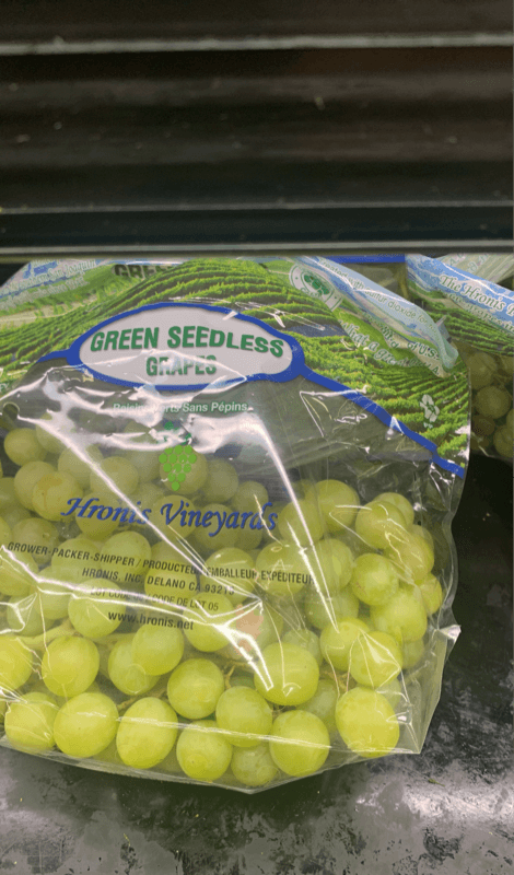 Hronis Vineyards Green Seedless Grapes