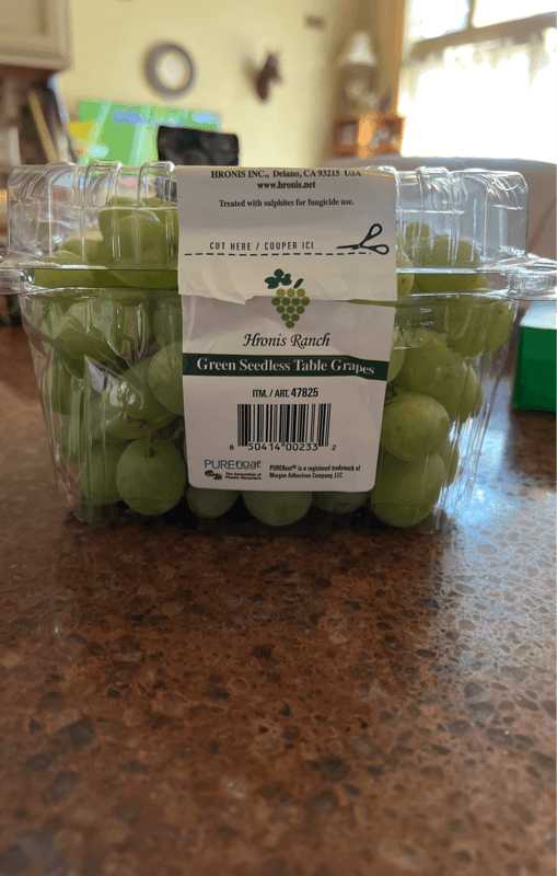 Hronis Ranch Green Seedless Table Grapes