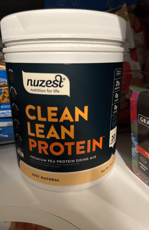Nuzest Clean Lean Protein Premium Pea Protein Drink Mix Just Natural