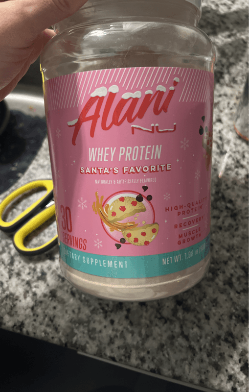 Alani Nu Whey Protein Santa'S Favorite Dietary Supplement