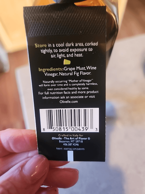 Olivelle Harvest Fig Dark Balsamic Vinegar