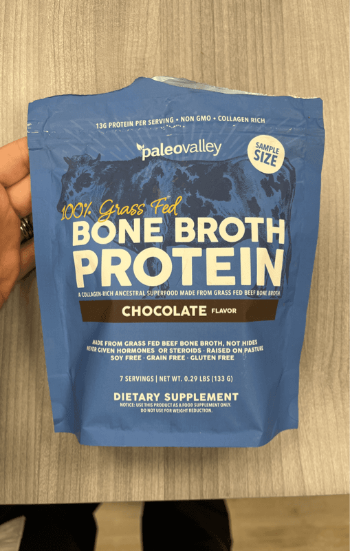 Paleovalley 100% Grass Fed Bone Broth Protein Chocolate Flavor
