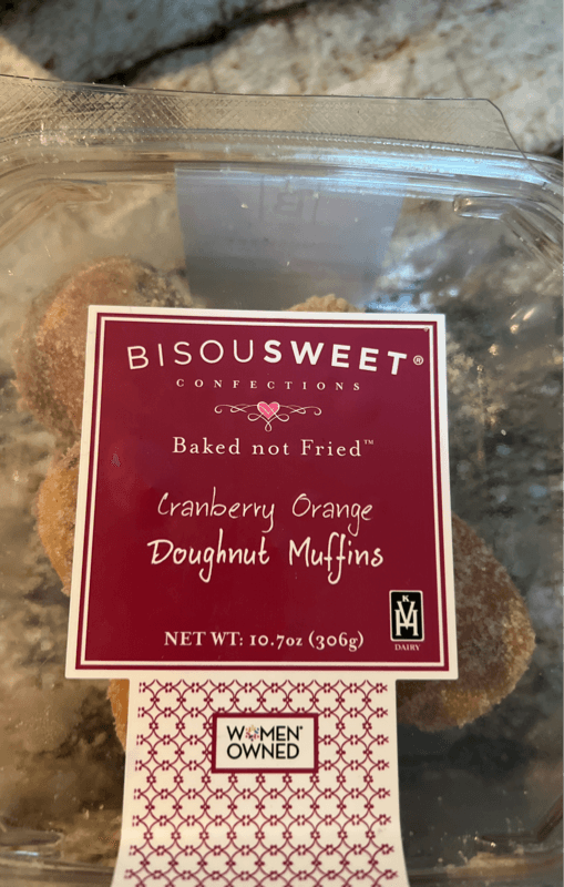 Bisousweet Confections Baked Not Fried Cranberry Orange Doughnut Muffins