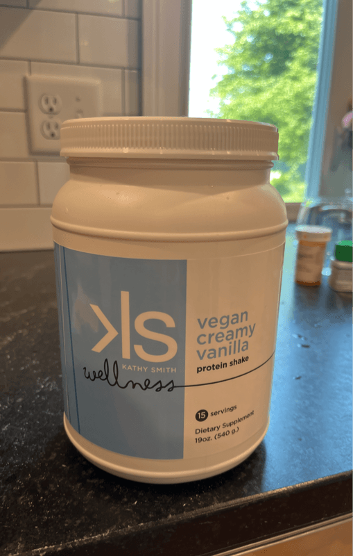Kathy Smith Wellness Vegan Creamy Vanilla Protein Shake