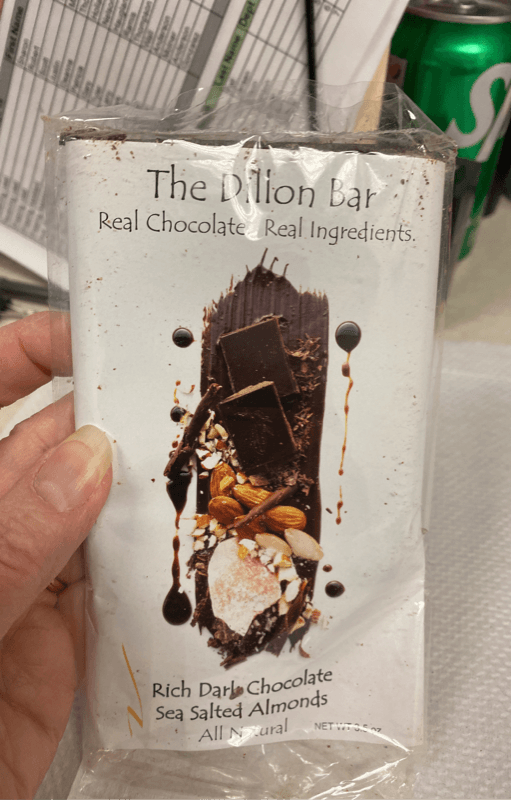 The Dillon Bar Rich Dark Chocolate Sea Salted Almonds