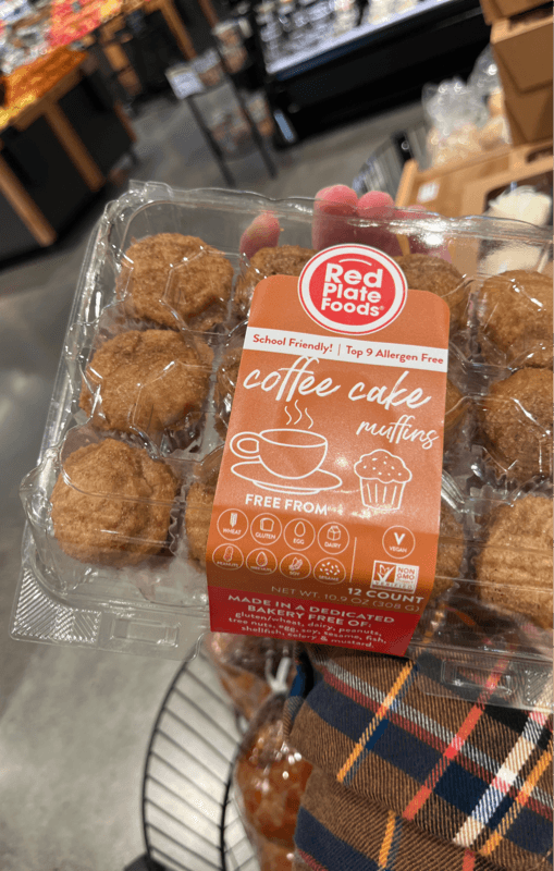 Red Plate Foods Coffee Cake Mini Muffins