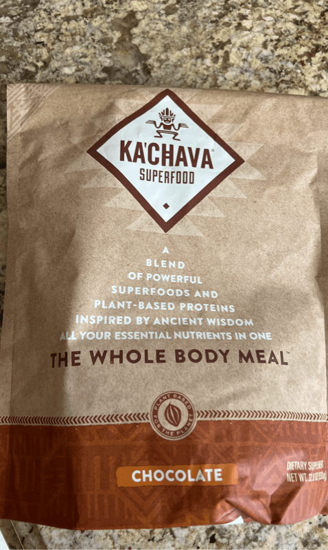 Ka'Chava The Whole Body Meal Chocolate Superfood