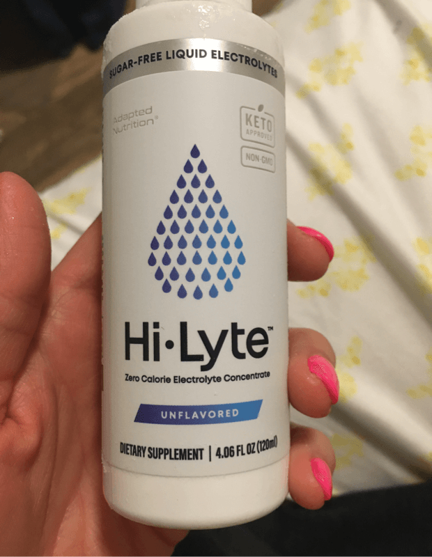 Adapted Nutrition Hi-Lyte Concentrate Unflavored Sugar-Free Liquid Electrolytes
