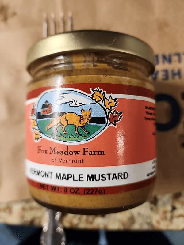Fox Meadow Farm Vermont Maple Mustard