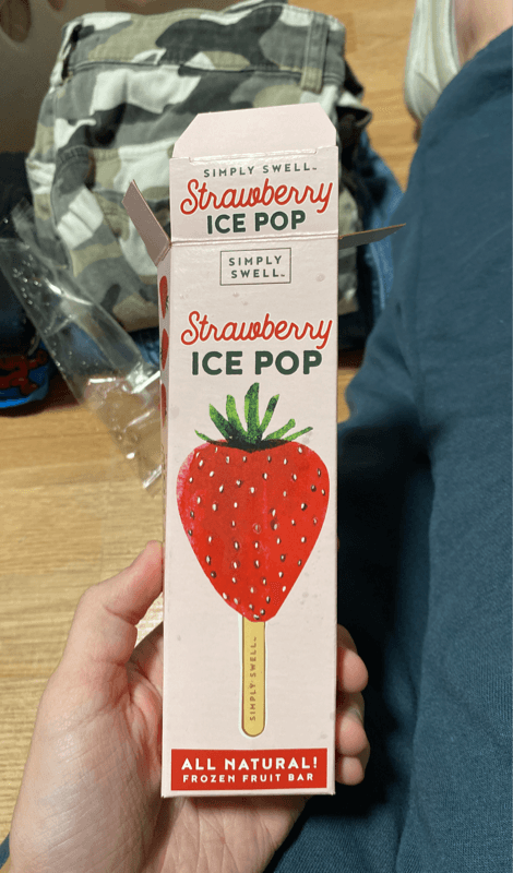 Simply Swell Strawberry Ice Pop