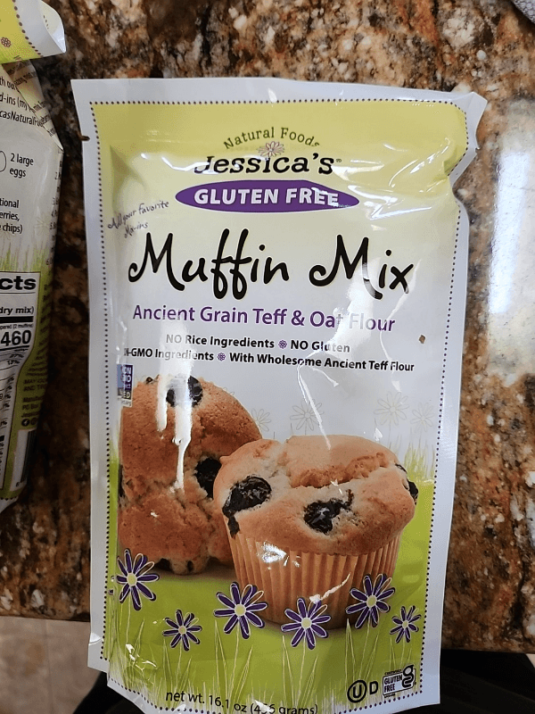 Jessica'S Natural Foods Gluten Free Muffin Mix Ancient Grain Teff & Oat Flour
