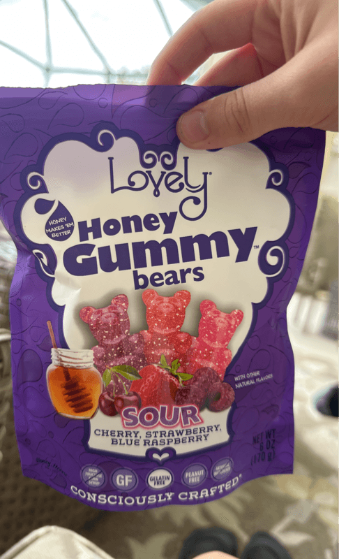 Lovely Sour Honey Gummy Bears
