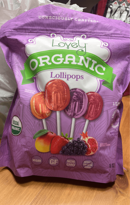 Lovely Organic Lollipops