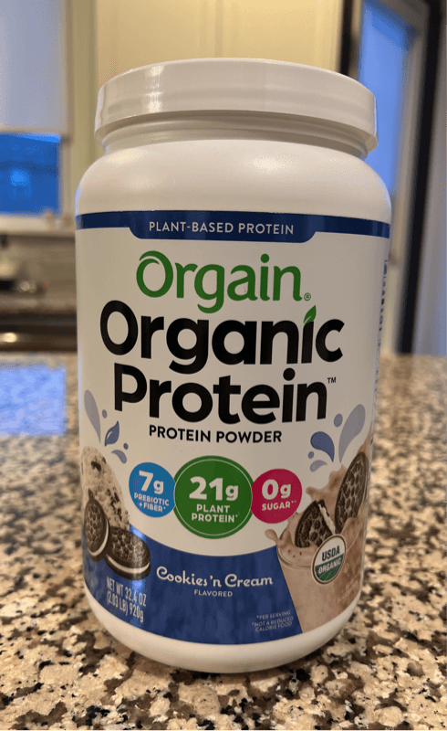 Orgain Organic Protein Powder Cookies 'N Cream