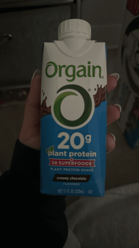 Orgain Creamy Chocolate Flavored Plant Protein Shake