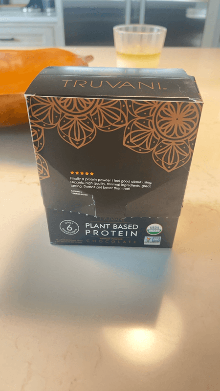 Truvani Plant Based Protein Chocolate Protein Powder