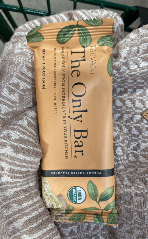 Truvani The Only Bar Peanut Butter Flavored