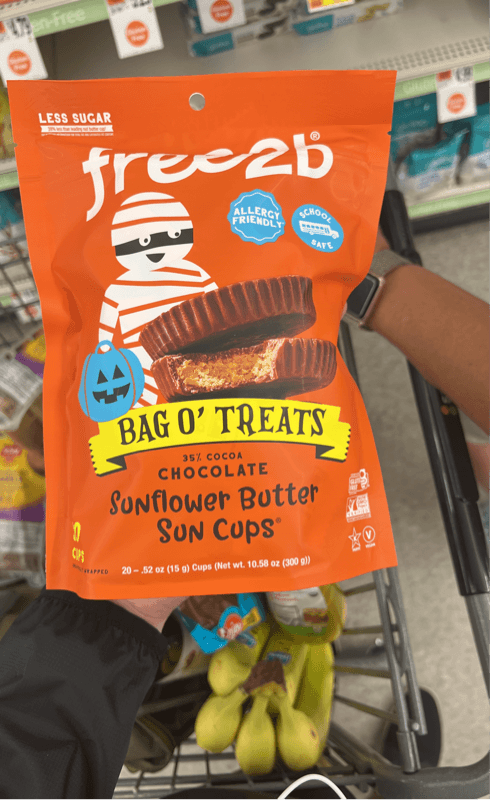 Free2B Bag O’ Treats Sunflower Butter Sun Cups Chocolate