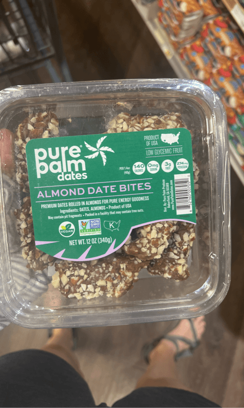 Pure Palm Almond Date Bites