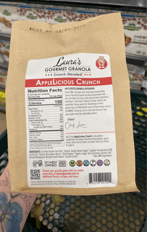 Laura'S Gourmet Granola Applelicious Crunch