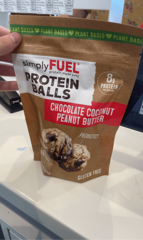 Simply Fuel Chocolate Coconut Peanut Butter Protein Balls