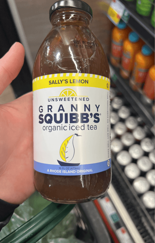 Sally'S Lemon Unsweetened Granny Squibb'S Organic Iced Tea