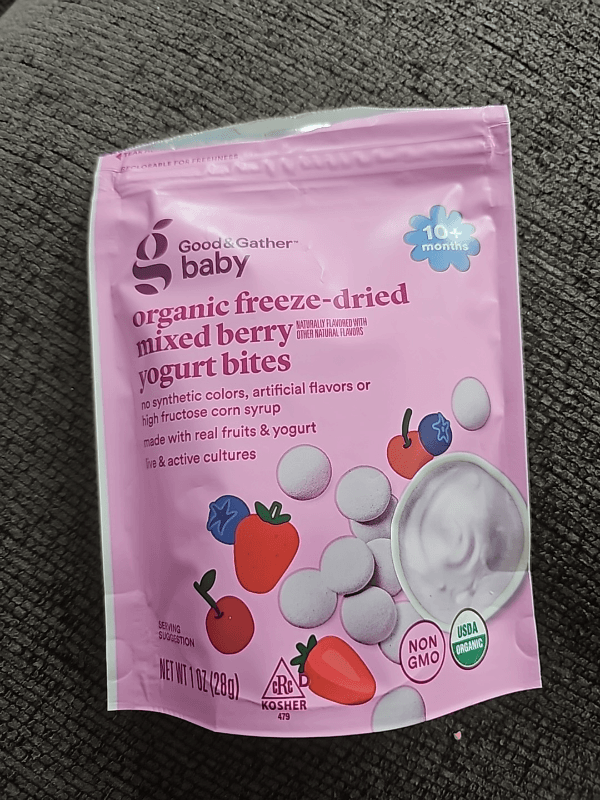 Good & Gather Baby Organic Freeze-Dried Mixed Berry Yogurt Bites