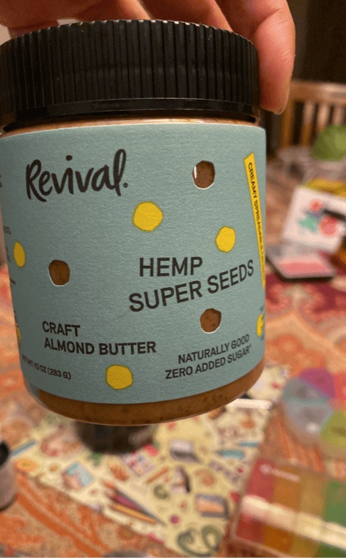 Revival Hemp Super Seeds Craft Almond Butter