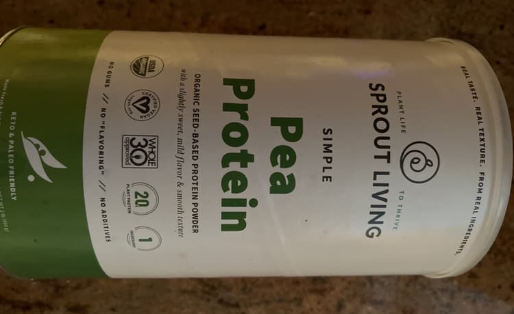Sprout Living Simple Pea Protein Powder